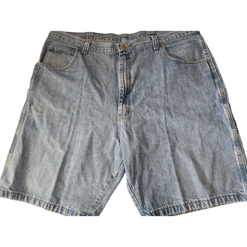 WRG Jeans Co Mens Denim Carpenter Shorts Light Wash Size 42 Belt Loops